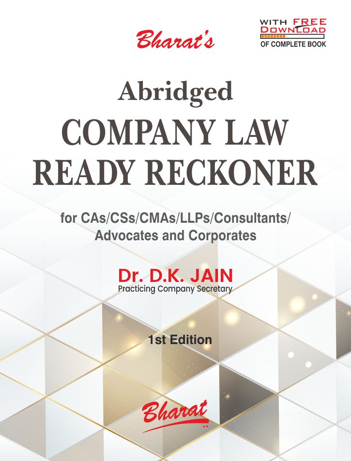 Abridged Company Law Ready Reckoner